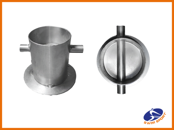 Caja para soporte de acero inoxidable