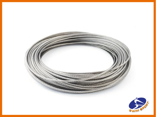 Cable de acero inoxidable revestido de poliuretano